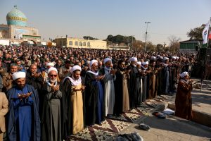 اقامه نماز باران با حضور گسترده مردم ولایتمدار قزوین